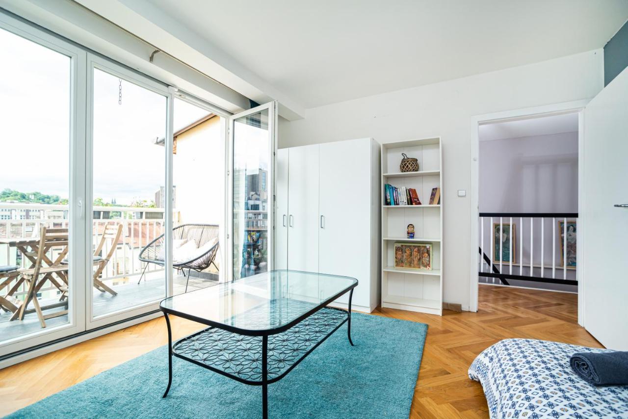 Central, Spacious, Modern 5 Bedrm Duplex W/Balcony Praga Zewnętrze zdjęcie